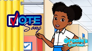 Vote Song  Learning About Voting with Gracie’s Corner  Nursery Rhymes  Kids Songs [upl. by Knobloch]