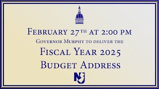 Governor Murphy Delivers the Fiscal Year 2025 Budget Address on February 27th 2024 [upl. by Dolph]