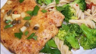 How To Make Pork Piccata with Lemon Broccoli Pasta [upl. by Hogle]