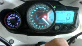 KOSO RX2 with Auto Gauges Voltmeter [upl. by Risa]