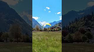 Uelis Skillful Landing at Höhenmatte Navigating Valley Wind Challenges [upl. by Hubing735]