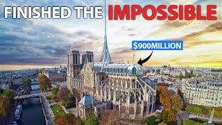 Restoration UPDATE of The New Notre Dame – Unveiling in 2024 [upl. by Solorac]