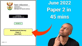 Mathematical literacy June 2022 paper 2 [upl. by Nace548]