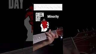 Minority  Green Day Guitar Tabs greenday minority guitarlesson guitartutorial guitarcover [upl. by Aihsinyt]