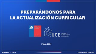 Preparándonos para la Actualización Curricular [upl. by Atiuqam]