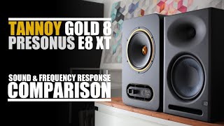 Tannoy Gold 8 vs PreSonus Eris E8 XT  Sound amp Frequency Response Comparison [upl. by Acemat]