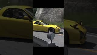 Initial D  Keisuke Rx7 slow motion drift initiald shorts [upl. by Eaned423]