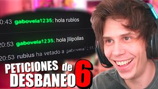 RUBIUS lee PETICIONES de USUARIOS BANEADOS 6 [upl. by Nollahp668]