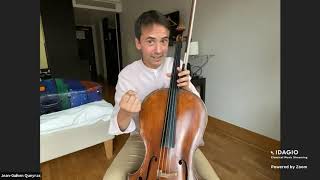 JeanGuihen Queyras Bach Cello Suites  Suite 3 Gigue Energy from synergy [upl. by Leotie]