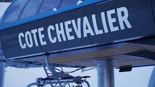 NOUVEAU TÉLÉSIÈGE COTE CHEVALIER  DOMAINE SKIABLE DE SERRE CHEVALIER [upl. by Karine770]