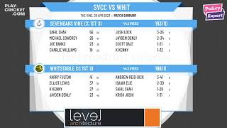 ECB  Friendly  Sevenoaks Vine CC 1st XI v Whitstable CC 1st XI [upl. by Renba457]