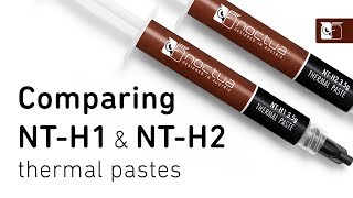 Comparing Noctua’s NTH1 and NTH2 thermal pastes [upl. by Estella840]