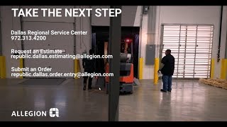 Allegion Dallas Regional Service Center Facility Tour [upl. by Minsat]