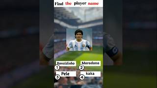 Guess the footballer nameviralvideo shortvideo [upl. by Aynotel]