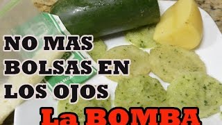 BOMBA natural para acabar con los ojos hinchados  ojeras y bolsas [upl. by Ketti]