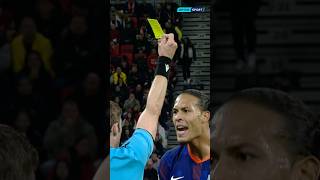 Virgil van Dijk SENT OFF 🟥 UNL NationsLeague [upl. by Anelas115]