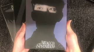 Unbox 9th mini album Attacca Carat ver  Seventeen joshua mingyu [upl. by Uhile]