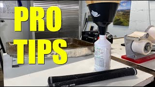 PRO TIPS FOR REGRIPPING GOLF CLUBS [upl. by Bardo]