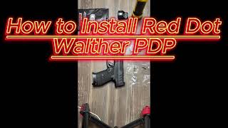 Quick and Easy Red Dot Installation Walther PDP and CampH Precision Mounting Plate [upl. by Tristan80]