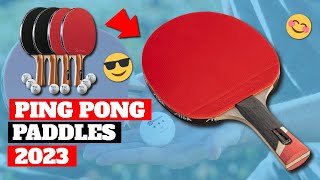 Best Ping Pong Paddles Of 2023  Top 5 Table Tennis Bats Review [upl. by Lanor]