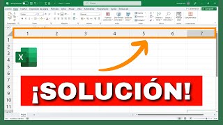 ✅En los encabezados de las columnas hay números en lugar de letrasSOLUCIÓN😱 [upl. by Bob]