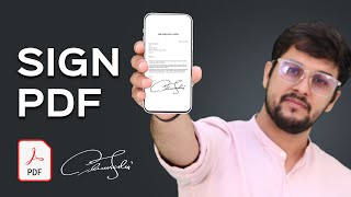 How To Digital Signature in PDF With Mobile  Sign PDF on Android [upl. by Hansel]