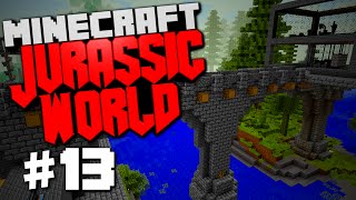 Jurassic World  Minecraft Rexxit Modpack 13 quotMob Farm Crusher Build Naming Dinosquot [upl. by Kassia73]