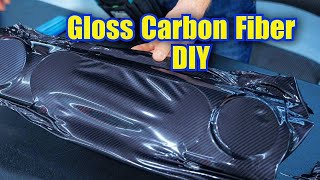 Interior Carbon Fiber Wrap  How To Do It Yourself [upl. by Aitsirt]