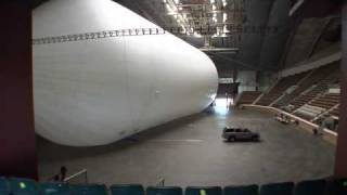 Worlds Largest Airship Inflated for the First Time by E Green Technologies  No Sound [upl. by Ialda]