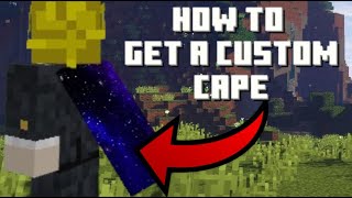 How to get a custom cape in Minecraft Bedrock [upl. by Schinica294]