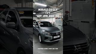 MIRAGE G4 GLX CVT WITH FREE 2MONTHS AMORT amp ZERO DOWN 🎉😍 mitsubishimotors mitsubishi [upl. by Anier]