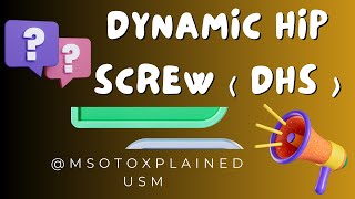 Dynamic Hip Screw  DHS  orthopedics fracture osce basicscience trauma implant [upl. by Bertila]