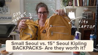 Are Kipling Backpacks Good Unboxing  Whats In My Bag [upl. by Ahsertal]