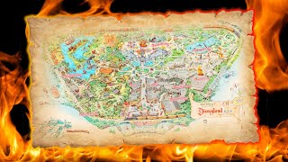 The Disneyland Map of Lost Rides [upl. by Lysander]