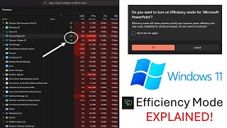 How To Use Efficiency Mode in Windows 1011 Tutorial [upl. by Daeriam]