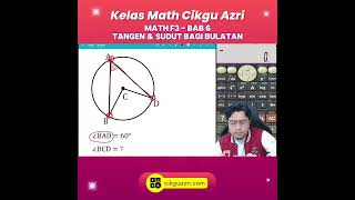 Matematik Tingkatan 3  Bab 6  Tangen amp Sudut bagi Bulatanwwwcikguazricom [upl. by Atteuqcaj631]