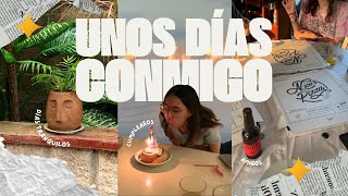 Unos días conmigo 🎂🌷 mi cumpleaños piscina amigos preparándonos para ir de viaje 🍓🌊🎐🎀 [upl. by Ddart]