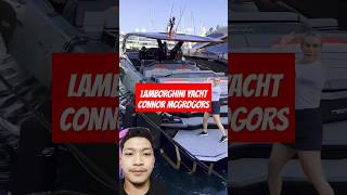 LAMBORGHINI BOAT CONOR MCGREGORS boat monaco luxury lamborghini [upl. by Corri328]