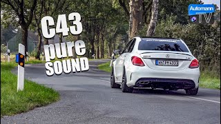 2018 MercedesAMG C43 430hp  pure SOUND 60FPS [upl. by Einnahc]