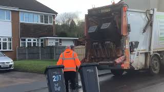 Mercedes Benz bin lorry On General Waste PVP [upl. by Illac]