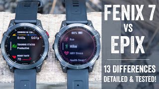 Garmin Fenix 7 vs Epix 13 Key Differences Detailed [upl. by Niltiac]