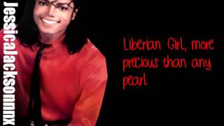 Michael JacksonLiberian Girl Lyrics [upl. by Audi316]