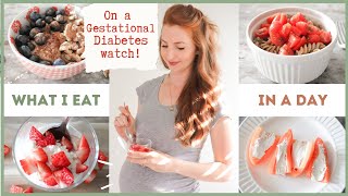 Pregnancy Meal Plan  GESTATIONAL DIABETES  WHAT I EAT IN A DAY [upl. by Ylahtan670]