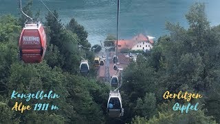 Gerlitzen Gipfel 1911m Alpe  PanoramaKanzelbahn [upl. by Renelle]