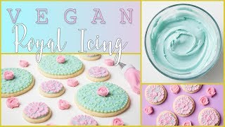 VEGAN ROYAL ICING RECIPE featuring meringueshops egg free meringue powder [upl. by Teagan630]