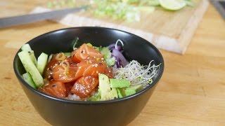 Poke Bowl mit Lachs und Avocado  schnell und lecker  Lets Cook [upl. by Creath]