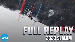 2023 NCAA skiing championship Slalom full replay [upl. by Aniala]