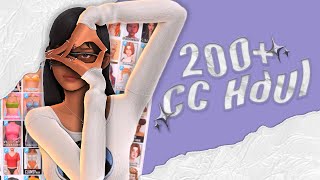 200 ITEMS CC HAUL W LINKS  THE SIMS 4 [upl. by Eirrot]