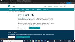 Cómo ingresar a la plataforma myenglishlab paso a paso [upl. by Bloem]