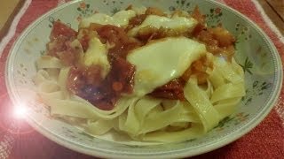 Tomatomozzarella pasta [upl. by Anoo]